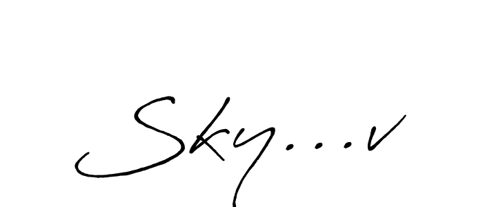 This is the best signature style for the Sky...v name. Also you like these signature font (Antro_Vectra_Bolder). Mix name signature. Sky...v signature style 7 images and pictures png
