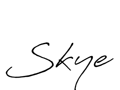 Also You can easily find your signature by using the search form. We will create Skye name handwritten signature images for you free of cost using Antro_Vectra_Bolder sign style. Skye signature style 7 images and pictures png