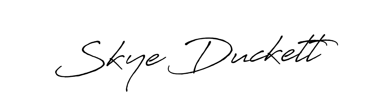How to Draw Skye Duckett signature style? Antro_Vectra_Bolder is a latest design signature styles for name Skye Duckett. Skye Duckett signature style 7 images and pictures png