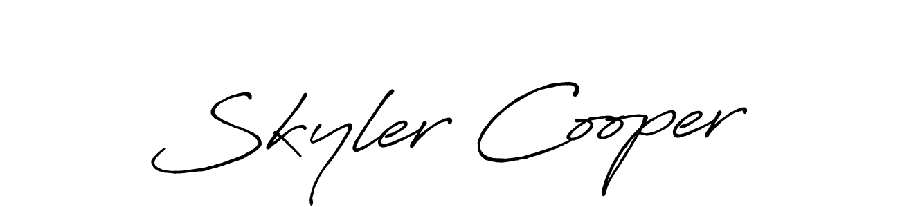 Best and Professional Signature Style for Skyler Cooper. Antro_Vectra_Bolder Best Signature Style Collection. Skyler Cooper signature style 7 images and pictures png