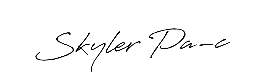 Once you've used our free online signature maker to create your best signature Antro_Vectra_Bolder style, it's time to enjoy all of the benefits that Skyler Pa-c name signing documents. Skyler Pa-c signature style 7 images and pictures png