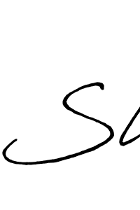 It looks lik you need a new signature style for name Sl. Design unique handwritten (Antro_Vectra_Bolder) signature with our free signature maker in just a few clicks. Sl signature style 7 images and pictures png