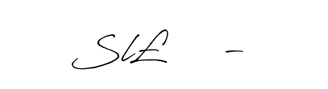 How to Draw Sl£     -  signature style? Antro_Vectra_Bolder is a latest design signature styles for name Sl£     - . Sl£     -  signature style 7 images and pictures png