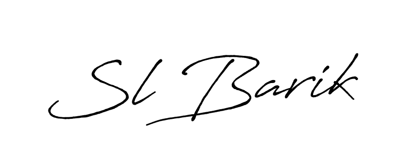 if you are searching for the best signature style for your name Sl Barik. so please give up your signature search. here we have designed multiple signature styles  using Antro_Vectra_Bolder. Sl Barik signature style 7 images and pictures png