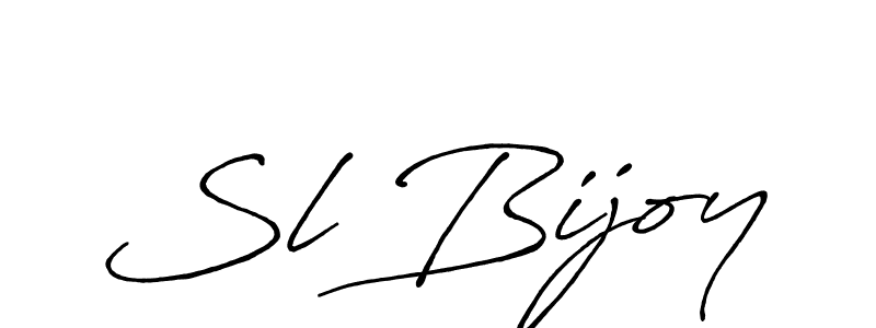 How to Draw Sl Bijoy signature style? Antro_Vectra_Bolder is a latest design signature styles for name Sl Bijoy. Sl Bijoy signature style 7 images and pictures png