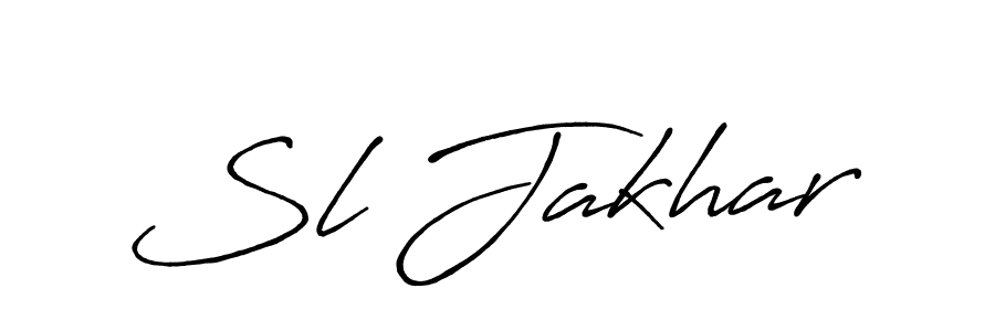 You should practise on your own different ways (Antro_Vectra_Bolder) to write your name (Sl Jakhar) in signature. don't let someone else do it for you. Sl Jakhar signature style 7 images and pictures png