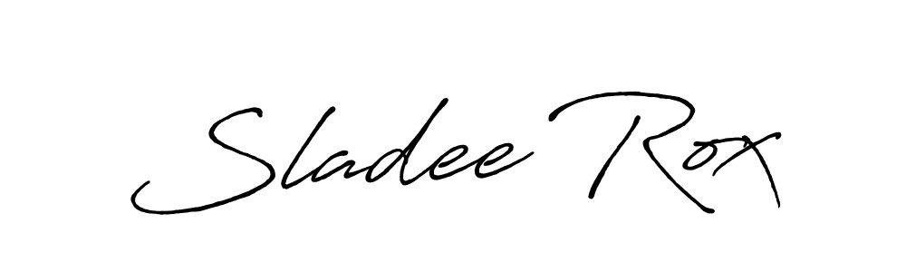 Best and Professional Signature Style for Sladee Rox. Antro_Vectra_Bolder Best Signature Style Collection. Sladee Rox signature style 7 images and pictures png
