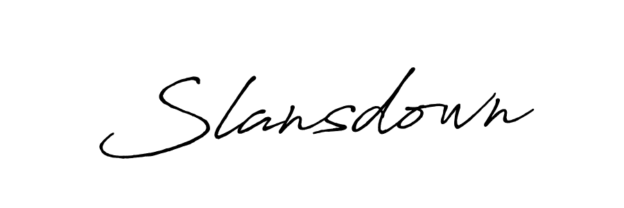 Make a beautiful signature design for name Slansdown. Use this online signature maker to create a handwritten signature for free. Slansdown signature style 7 images and pictures png