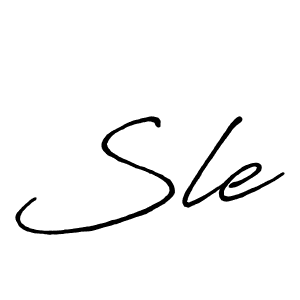 Similarly Antro_Vectra_Bolder is the best handwritten signature design. Signature creator online .You can use it as an online autograph creator for name Sle. Sle signature style 7 images and pictures png