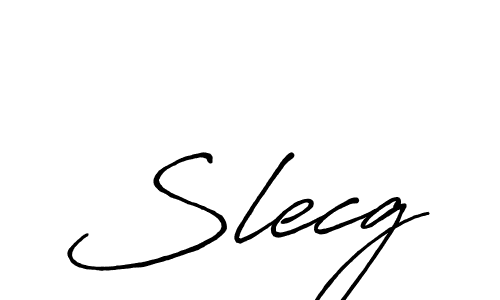 Create a beautiful signature design for name Slecg. With this signature (Antro_Vectra_Bolder) fonts, you can make a handwritten signature for free. Slecg signature style 7 images and pictures png