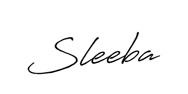 Create a beautiful signature design for name Sleeba. With this signature (Antro_Vectra_Bolder) fonts, you can make a handwritten signature for free. Sleeba signature style 7 images and pictures png
