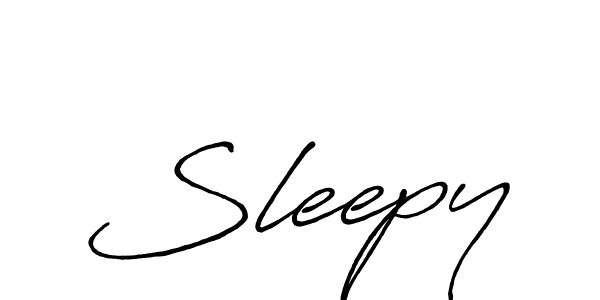Use a signature maker to create a handwritten signature online. With this signature software, you can design (Antro_Vectra_Bolder) your own signature for name Sleepy. Sleepy signature style 7 images and pictures png