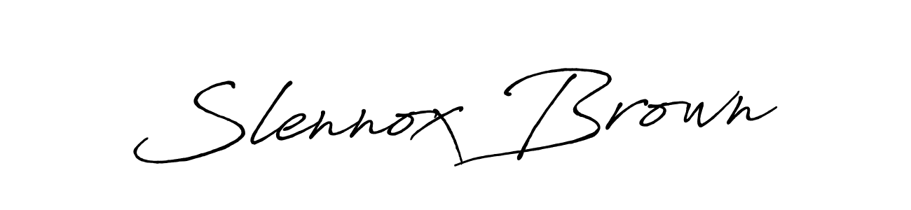 You should practise on your own different ways (Antro_Vectra_Bolder) to write your name (Slennox Brown) in signature. don't let someone else do it for you. Slennox Brown signature style 7 images and pictures png