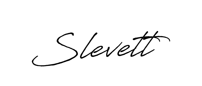 Also we have Slevett name is the best signature style. Create professional handwritten signature collection using Antro_Vectra_Bolder autograph style. Slevett signature style 7 images and pictures png