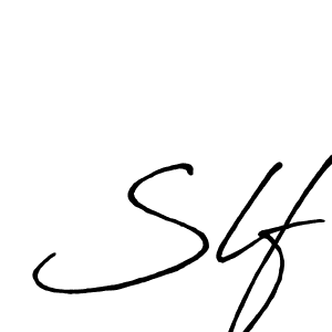 How to make Slf name signature. Use Antro_Vectra_Bolder style for creating short signs online. This is the latest handwritten sign. Slf signature style 7 images and pictures png