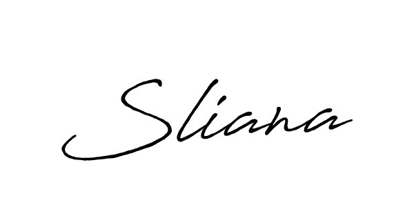 Make a short Sliana signature style. Manage your documents anywhere anytime using Antro_Vectra_Bolder. Create and add eSignatures, submit forms, share and send files easily. Sliana signature style 7 images and pictures png