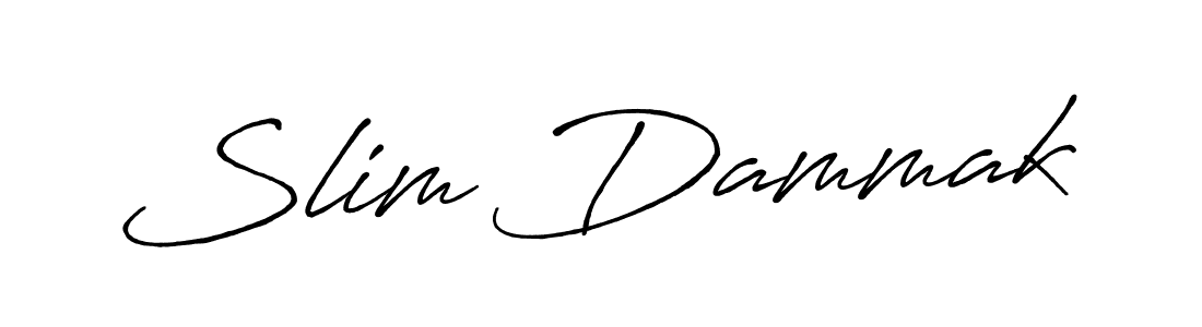 Also we have Slim Dammak name is the best signature style. Create professional handwritten signature collection using Antro_Vectra_Bolder autograph style. Slim Dammak signature style 7 images and pictures png