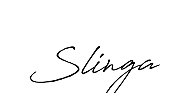 You should practise on your own different ways (Antro_Vectra_Bolder) to write your name (Slinga) in signature. don't let someone else do it for you. Slinga signature style 7 images and pictures png