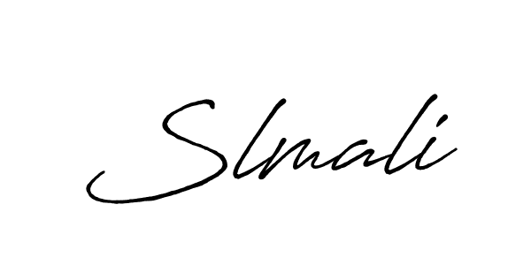 Design your own signature with our free online signature maker. With this signature software, you can create a handwritten (Antro_Vectra_Bolder) signature for name Slmali. Slmali signature style 7 images and pictures png