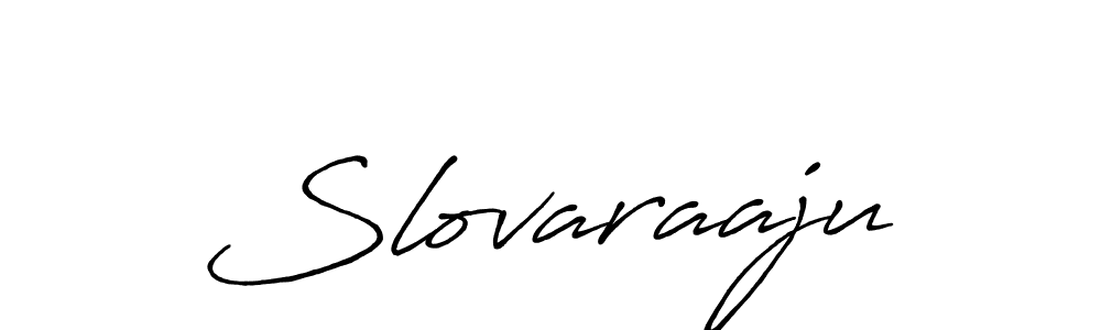 Use a signature maker to create a handwritten signature online. With this signature software, you can design (Antro_Vectra_Bolder) your own signature for name Slovaraaju. Slovaraaju signature style 7 images and pictures png