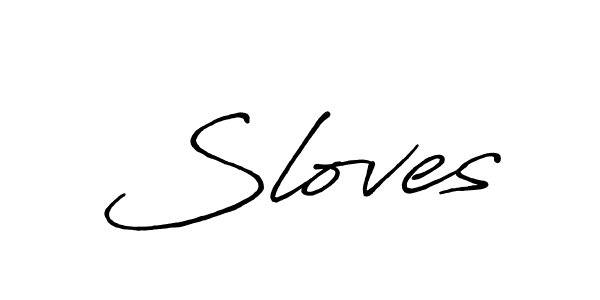 How to Draw Sloves signature style? Antro_Vectra_Bolder is a latest design signature styles for name Sloves. Sloves signature style 7 images and pictures png