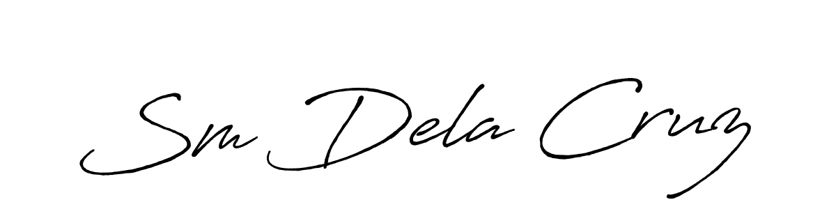 It looks lik you need a new signature style for name Sm Dela Cruz. Design unique handwritten (Antro_Vectra_Bolder) signature with our free signature maker in just a few clicks. Sm Dela Cruz signature style 7 images and pictures png