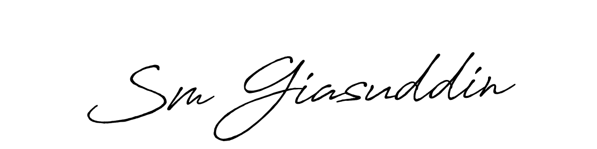 This is the best signature style for the Sm Giasuddin name. Also you like these signature font (Antro_Vectra_Bolder). Mix name signature. Sm Giasuddin signature style 7 images and pictures png