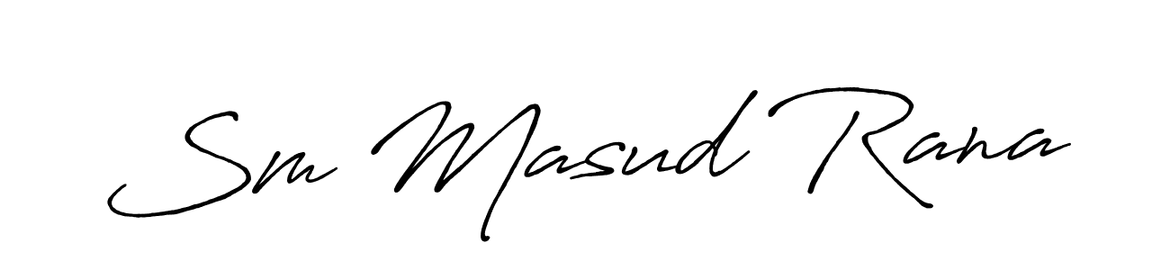 Once you've used our free online signature maker to create your best signature Antro_Vectra_Bolder style, it's time to enjoy all of the benefits that Sm Masud Rana name signing documents. Sm Masud Rana signature style 7 images and pictures png