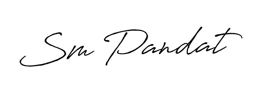 Make a beautiful signature design for name Sm Pandat. Use this online signature maker to create a handwritten signature for free. Sm Pandat signature style 7 images and pictures png