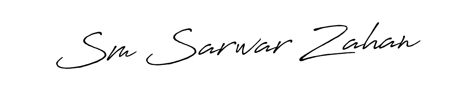 Also You can easily find your signature by using the search form. We will create Sm Sarwar Zahan name handwritten signature images for you free of cost using Antro_Vectra_Bolder sign style. Sm Sarwar Zahan signature style 7 images and pictures png