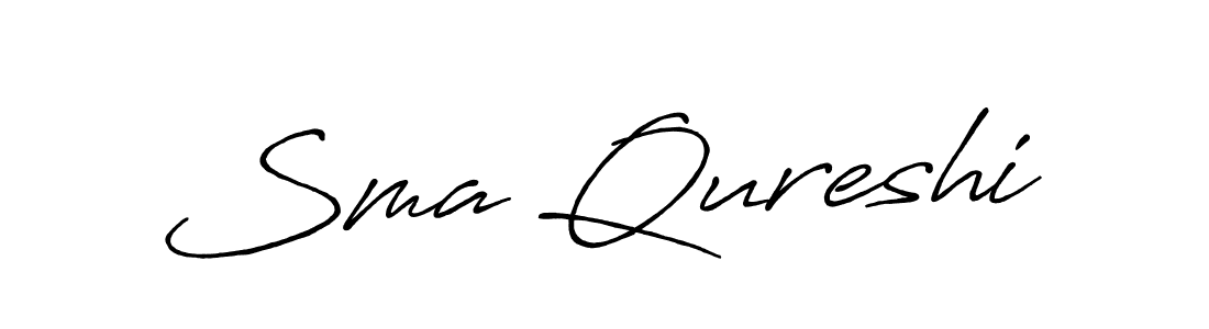 Also we have Sma Qureshi name is the best signature style. Create professional handwritten signature collection using Antro_Vectra_Bolder autograph style. Sma Qureshi signature style 7 images and pictures png
