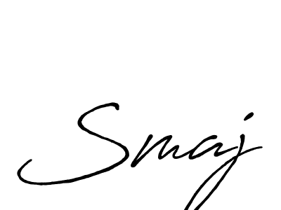 if you are searching for the best signature style for your name Smaj. so please give up your signature search. here we have designed multiple signature styles  using Antro_Vectra_Bolder. Smaj signature style 7 images and pictures png