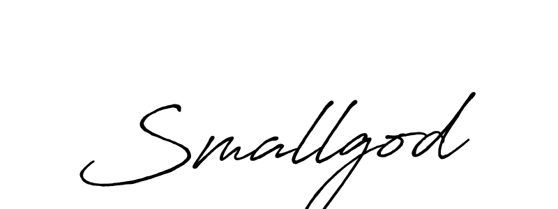 How to make Smallgod signature? Antro_Vectra_Bolder is a professional autograph style. Create handwritten signature for Smallgod name. Smallgod signature style 7 images and pictures png