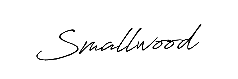 Use a signature maker to create a handwritten signature online. With this signature software, you can design (Antro_Vectra_Bolder) your own signature for name Smallwood. Smallwood signature style 7 images and pictures png