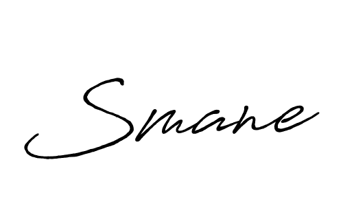 How to make Smane name signature. Use Antro_Vectra_Bolder style for creating short signs online. This is the latest handwritten sign. Smane signature style 7 images and pictures png