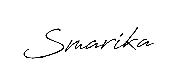 Once you've used our free online signature maker to create your best signature Antro_Vectra_Bolder style, it's time to enjoy all of the benefits that Smarika name signing documents. Smarika signature style 7 images and pictures png