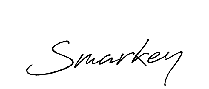 Also we have Smarkey name is the best signature style. Create professional handwritten signature collection using Antro_Vectra_Bolder autograph style. Smarkey signature style 7 images and pictures png