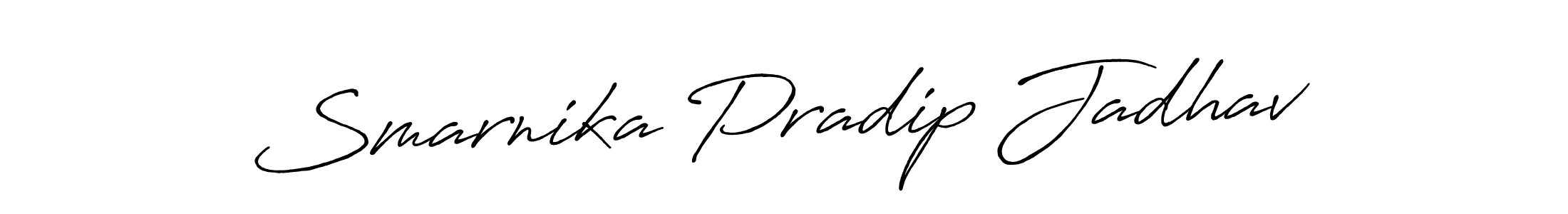 You can use this online signature creator to create a handwritten signature for the name Smarnika Pradip Jadhav. This is the best online autograph maker. Smarnika Pradip Jadhav signature style 7 images and pictures png