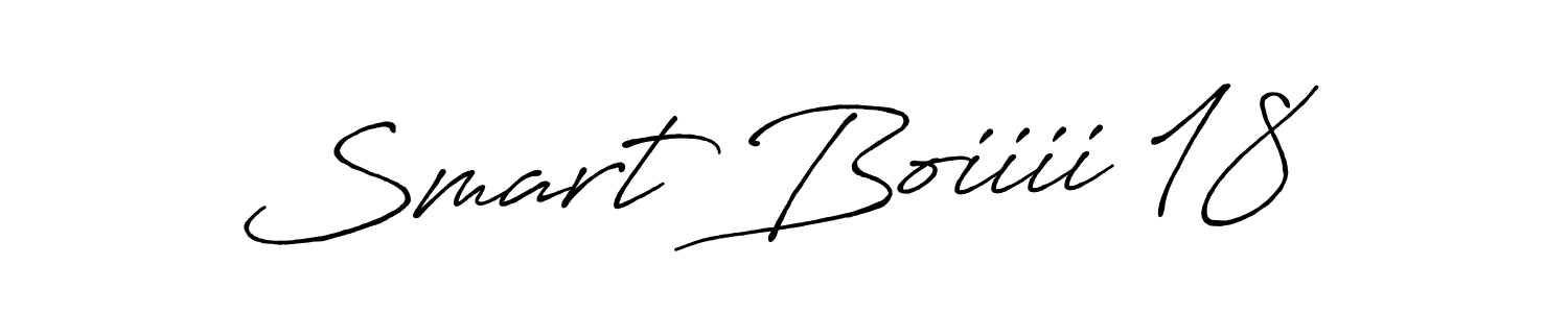 Similarly Antro_Vectra_Bolder is the best handwritten signature design. Signature creator online .You can use it as an online autograph creator for name Smart Boiiii 18. Smart Boiiii 18 signature style 7 images and pictures png