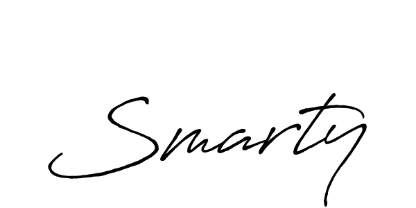 How to make Smarty name signature. Use Antro_Vectra_Bolder style for creating short signs online. This is the latest handwritten sign. Smarty signature style 7 images and pictures png