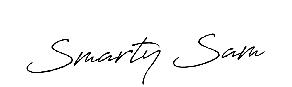 Also we have Smarty Sam name is the best signature style. Create professional handwritten signature collection using Antro_Vectra_Bolder autograph style. Smarty Sam signature style 7 images and pictures png