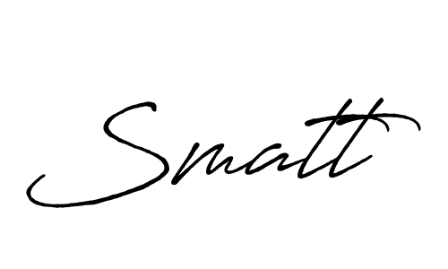 How to Draw Smatt signature style? Antro_Vectra_Bolder is a latest design signature styles for name Smatt. Smatt signature style 7 images and pictures png