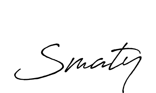 Here are the top 10 professional signature styles for the name Smaty. These are the best autograph styles you can use for your name. Smaty signature style 7 images and pictures png