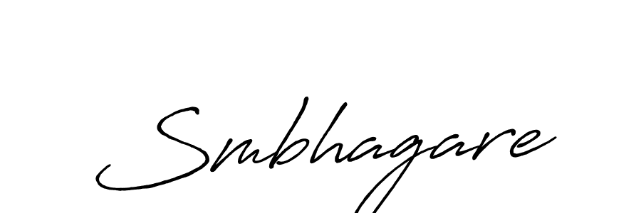 Smbhagare stylish signature style. Best Handwritten Sign (Antro_Vectra_Bolder) for my name. Handwritten Signature Collection Ideas for my name Smbhagare. Smbhagare signature style 7 images and pictures png