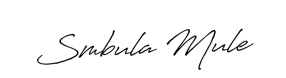 Also we have Smbula Mule name is the best signature style. Create professional handwritten signature collection using Antro_Vectra_Bolder autograph style. Smbula Mule signature style 7 images and pictures png