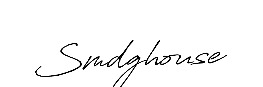 Design your own signature with our free online signature maker. With this signature software, you can create a handwritten (Antro_Vectra_Bolder) signature for name Smdghouse. Smdghouse signature style 7 images and pictures png