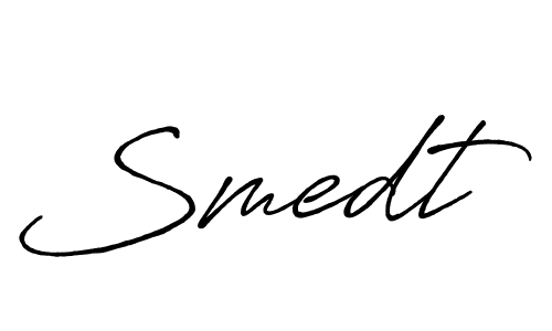 Make a short Smedt signature style. Manage your documents anywhere anytime using Antro_Vectra_Bolder. Create and add eSignatures, submit forms, share and send files easily. Smedt signature style 7 images and pictures png