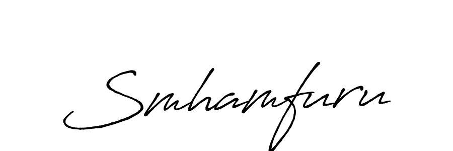 Make a short Smhamfuru signature style. Manage your documents anywhere anytime using Antro_Vectra_Bolder. Create and add eSignatures, submit forms, share and send files easily. Smhamfuru signature style 7 images and pictures png