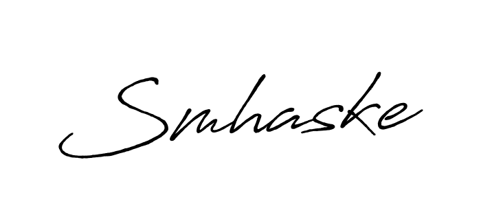 Antro_Vectra_Bolder is a professional signature style that is perfect for those who want to add a touch of class to their signature. It is also a great choice for those who want to make their signature more unique. Get Smhaske name to fancy signature for free. Smhaske signature style 7 images and pictures png