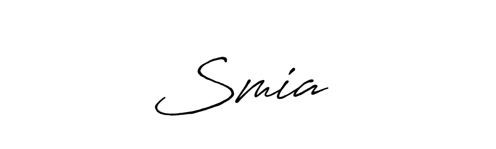 Create a beautiful signature design for name Smia❤️. With this signature (Antro_Vectra_Bolder) fonts, you can make a handwritten signature for free. Smia❤️ signature style 7 images and pictures png